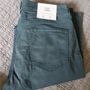 Flint and Tinder Men's Green Chinos
